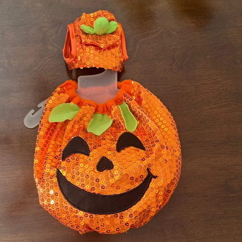 Sparkling Pumpkin dog Costume - Picture 5 of 5